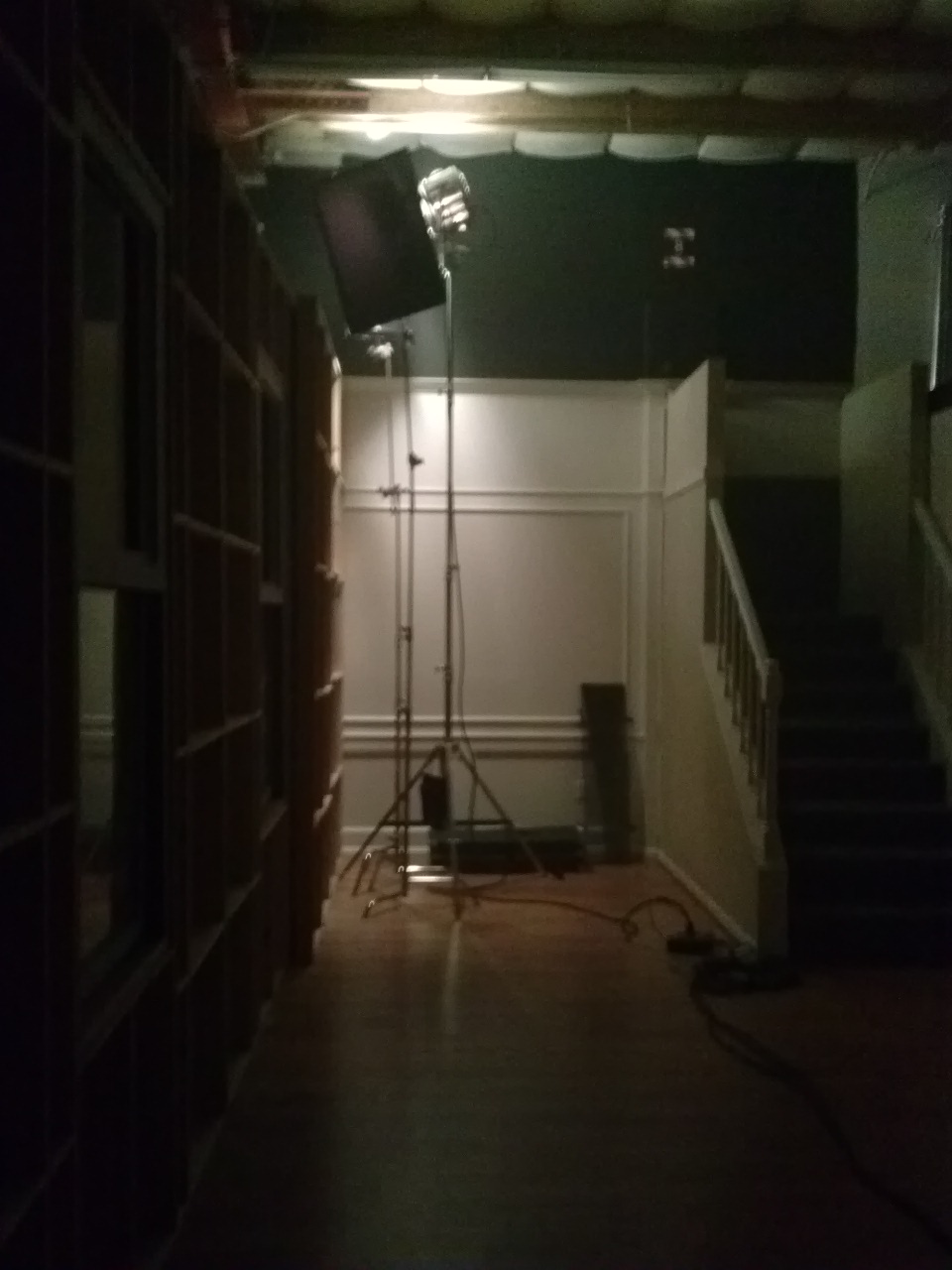 Production work behind the scenes